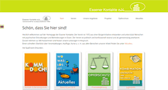 Desktop Screenshot of essener-kontakte.de